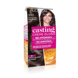 L'Oreal Paris CASTING CREME GLOSS Farba Do Włosów 300 Ciemny Brąz 1 szt.
