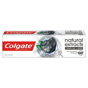 Colgate NATURAL EXTRACTS Pasta Do Zębów Charcoal+white 75 ml