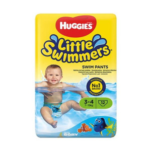 HUGGIES LITTLE SWIMMERS Pieluchomajtki 7-15 Kg 12 szt.