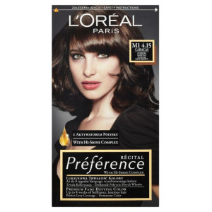 L'Oreal Paris RECITAL PREFERENCE Farba Do Włosów 4.15 Caracas 1 szt.