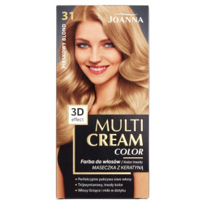 Joanna MULTI CREAM COLOR Farba Do Włosów Piaskowy Blond 1 szt.