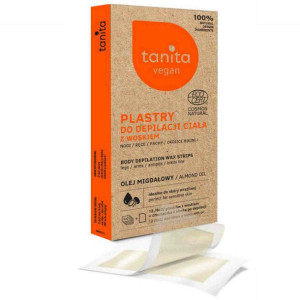 Tanita Vegan Plastry Z Woskiem Do Depilacji Ciała 12 Szt.