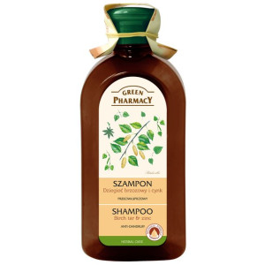 Green Pharmacy HERBAL CARE Szampon Do Włosów Dziegięć Brzozowy i Cyn 350 ml