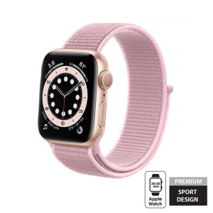 Pasek sportowy do Apple Watch 38/40/41 mm (Powder Pink)