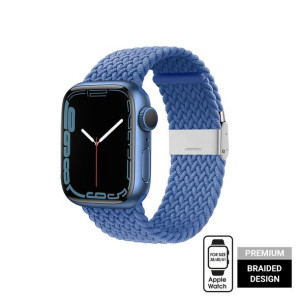 Pleciony pasek do Apple Watch 38/40/41 mm (niebieski)