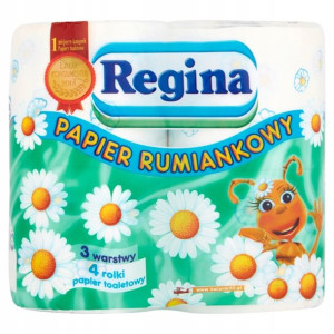 Regina papier toaletowy rumiankowy 3 warstwy 4 szt