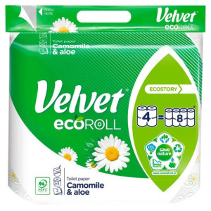 Velvet ECOROLL Papier Toaletowy 1 szt.