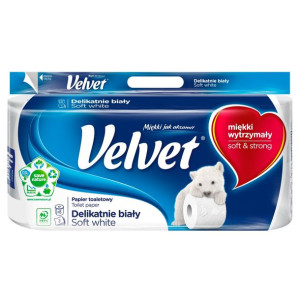 Velvet Papier toaletowy Papier Toaletowy 8 szt.