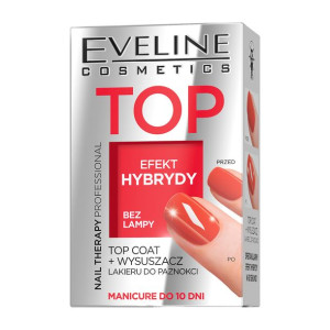 EVELINE COSMETICS NAIL THERAPHY PROFESSIONAL Top Coat i Wysuszacz Lakieru 5