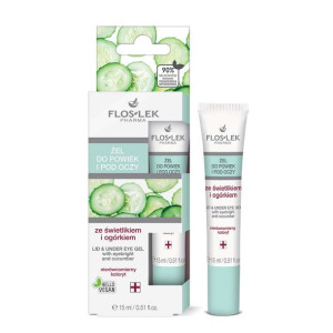 Floslek Pharma Seria żeli ze świetlikiem Żel Pod Oczy Nawilżający 15 ml