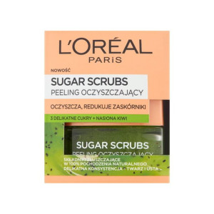 L'Oreal Paris SUGAR SCRUBS Peeling Do Twarzy Oczyszczający 50 ml