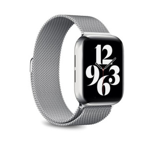 Pasek ze stali nierdzewnej do Apple Watch 42/44/45 mm (srebrny)