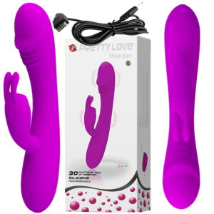 Wibrator Króliczek Wielofunkcyjny 30 Wibracji Usb