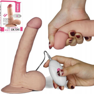 DILDO NA PRZYSSAWCE wibrujący PENIS + PILOT