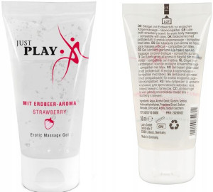 Żel Intymny 2w1 Masaż I Seks Truskawkowy 50 Ml