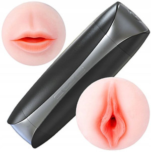Masturbator Pochwa I Usta Z Wibracjami Usb