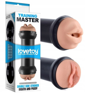 Podwójny Sex Masturbator Cipka I Usta Dla Mężczyzn