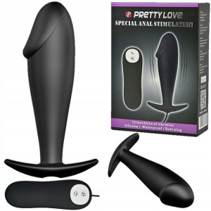 KOREK ANALNY masażer PROSTATY z WIBRACJAMI plug