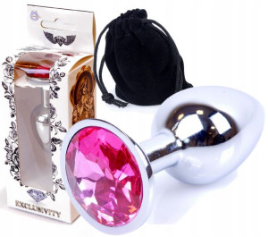 Korek Analny Sex Plug Z Pokrowcem Diamencik