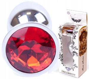 Korek Analny Sex Plug Z Pokrowcem Diamencik