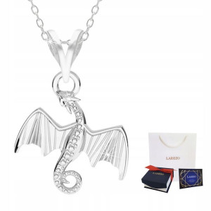 Łańcuszek srebrny naszyjnik 925 Smok Dragon