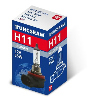 Żarówki H11 TUNGSRAM 12V 55W PGJ19-2 (10 szt.)