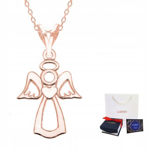 Łańcuszek złoty naszyjnik 925 Anioł Aniołek Angel