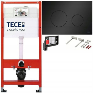 Tece Stelaż Stelaż Podtynkowy Wc Czarny + Fresh