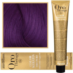 Fanola Oro Therapy Color Keratin Oro Puro 100ml Violet kremowa farba