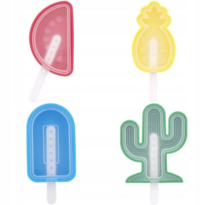 ICE LOLLY MAKER silikonowe duże foremki do lodów