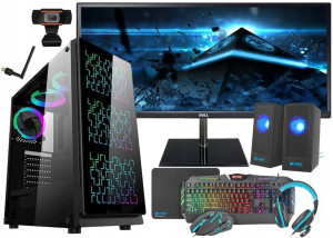 Zestaw Gamingowy I5 16gb/240ssd Win11 Gtx1650+29'