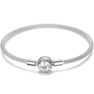 Bransoletka srebrna do CHARMS LOVE pr 925 21cm