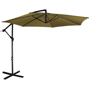 STILISTA Parasol Ø 3,5 m, 180 g/m2, brązowy + pokrowiec
