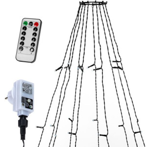 Voltronic Łańcuch świetlny w kształcie stożka 360LED zimny b