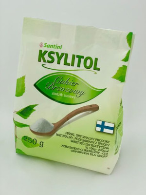 Ksylitol C krystaliczny TOREBKA 250g, Santini