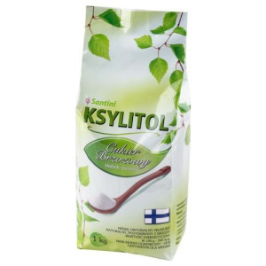 Ksylitol C krystaliczny TOREBKA 1kg, Santini
