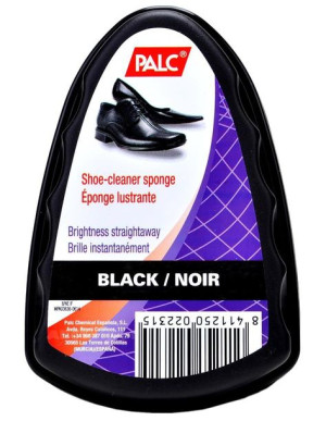 G12-01 Czarny Czyścik Do Butów Gąbka Z Woskiem Palc Shoe Cleaner Black