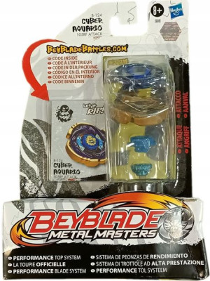 Beyblade Metal Masters Cyber Aquario B-124 Hasbro