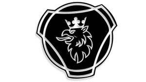 Wycinana naklejka SCANIA logo czarna
