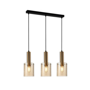 Lampa wisząca Sardo Rain PND-5581-3-BRO+RNAMB mosiężny ? Italux
