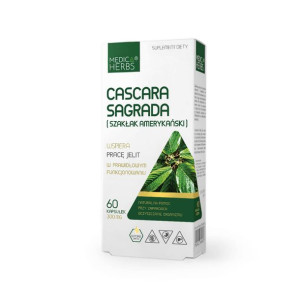 MEDICA HERBS Cascara Sagrada Szakłak Amerykański 60 kaps.