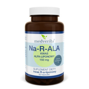 MEDVERITA Na-R-ALA Kwas Alfa-Liponowy 150 mg 60 kaps.