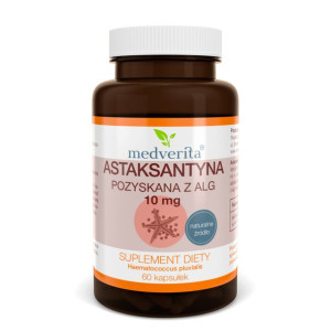 MEDVERITA Astaksantyna Z Alg 10 mg 60 kaps.