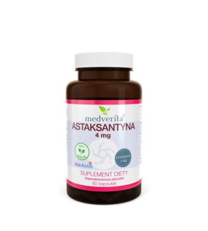 MEDVERITA Astaksantyna NatAxtin™ 4 mg 60 kaps.