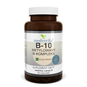 MEDVERITA B-10 Metylowany B-Kompleks 60 kaps.