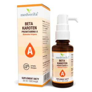 MEDVERITA Beta-Karoten CaroCare® Prowitamina A W kroplach 30 ml