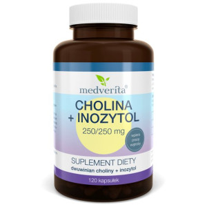 MEDVERITA Cholina + Inozytol 250/250 mg 120 kaps.