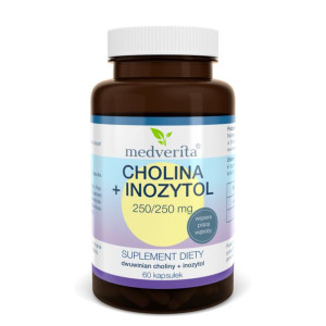 MEDVERITA Cholina + Inozytol 250/250 mg 60 kaps.