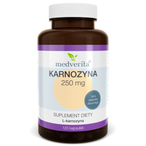 MEDVERITA Karnozyna L-karnozyna 250 mg 120 kaps.