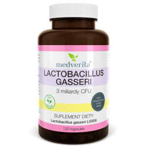 MEDVERITA Lactobacillus Gasseri 3 mld CFU 120 kaps.